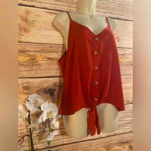 Paper Crane Button Down Cami